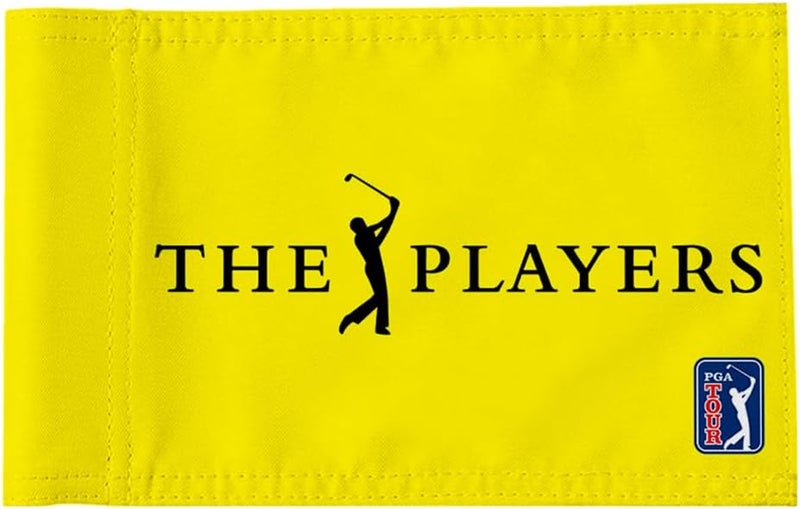 2BUT Golf Pin PGA Flag, Yellow, 8"x6", 600D Nylon, Fade Resistant, Suitable for Indoor/Outdoor/Golf Course - Image 1
